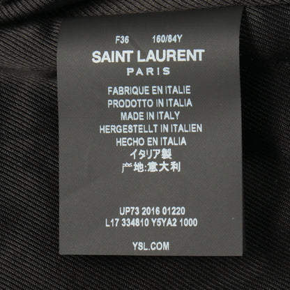 ダブル ライダースジャケット レザー ブラック サンローランパリ アウター SAINT LAURENT PARIS