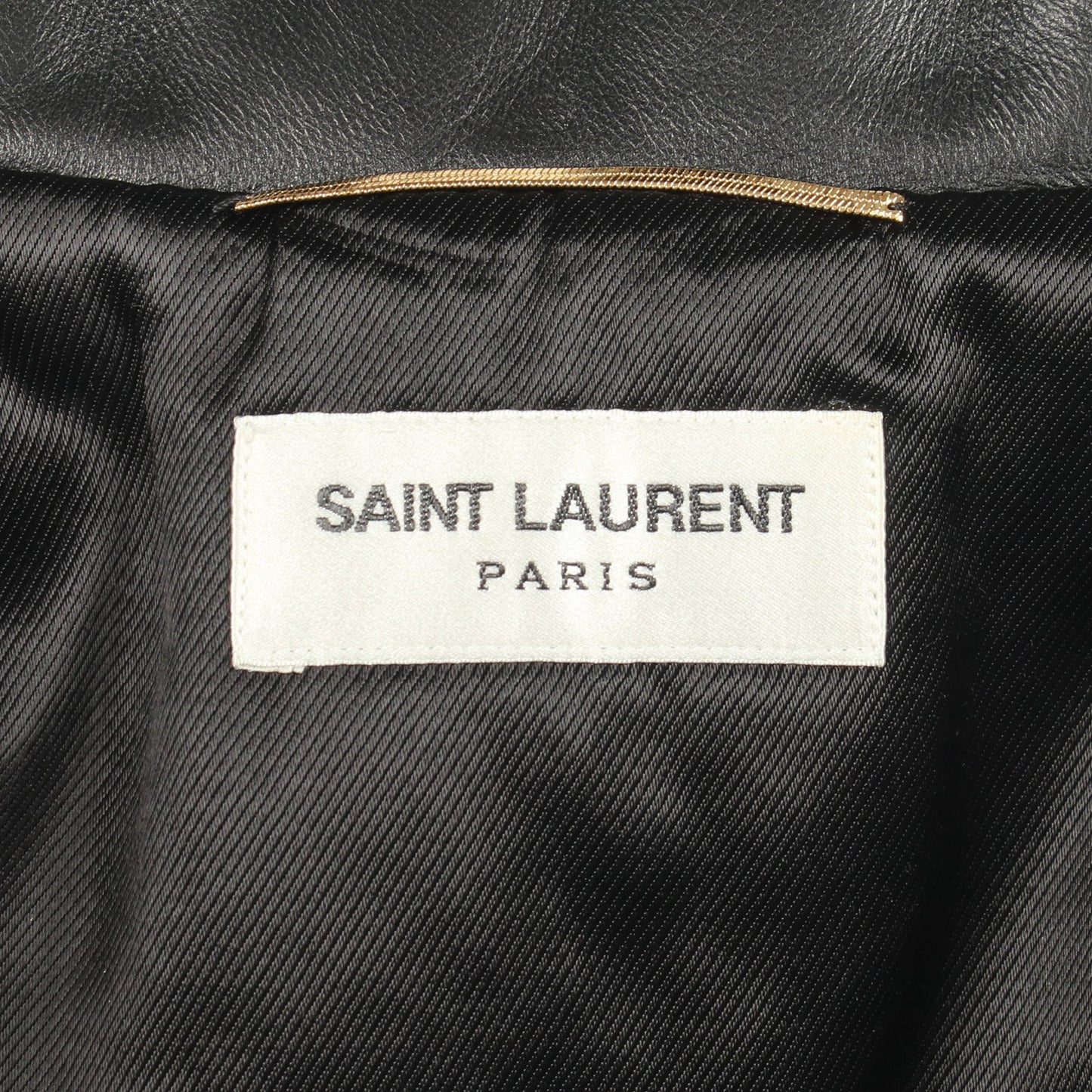 ダブル ライダースジャケット レザー ブラック サンローランパリ アウター SAINT LAURENT PARIS