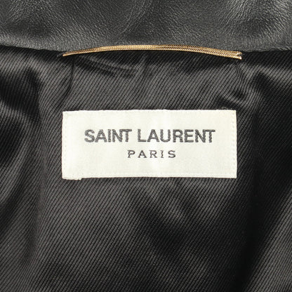ダブル ライダースジャケット レザー ブラック サンローランパリ アウター SAINT LAURENT PARIS