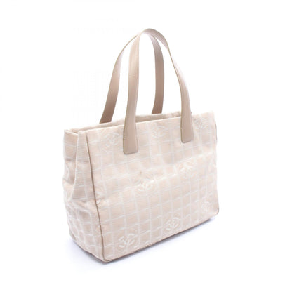 ニュートラベルラインMM ハンドバッグ トートバッグ ナイロンキャンバス ベージュ ゴールド金具 シャネル バッグ CHANEL