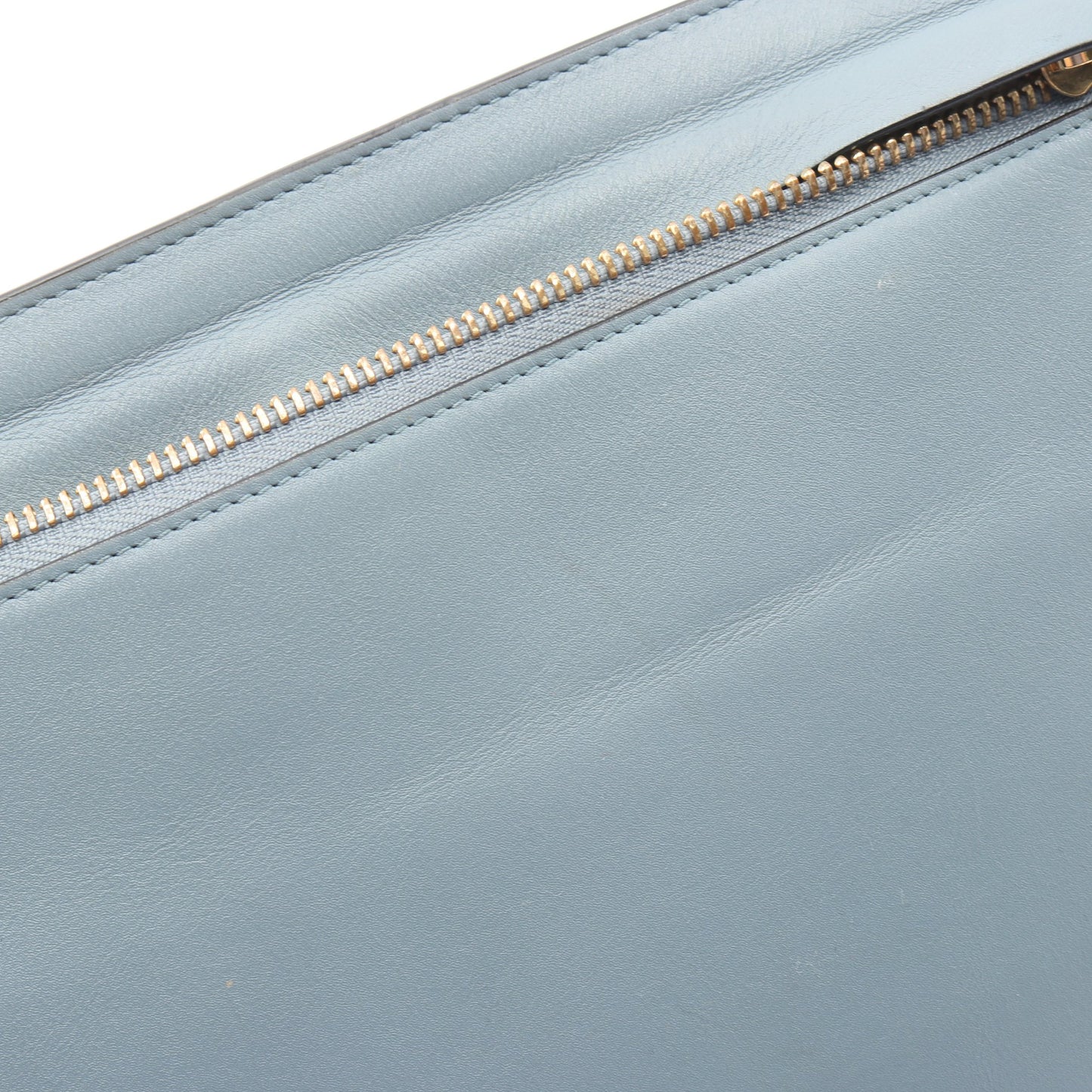 Tポーチ アナグラム ショルダーバッグ レザー ブルーグレー ロエベ バッグ LOEWE