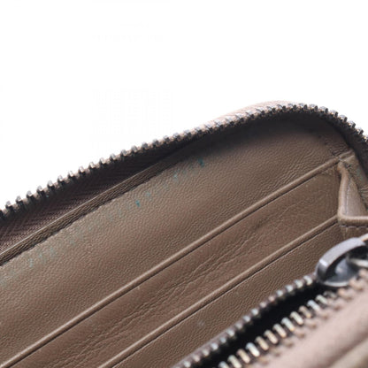 イントレチャート ラウンドファスナー長財布 レザー グレーブラウン ボッテガヴェネタ 財布・小物 BOTTEGA VENETA