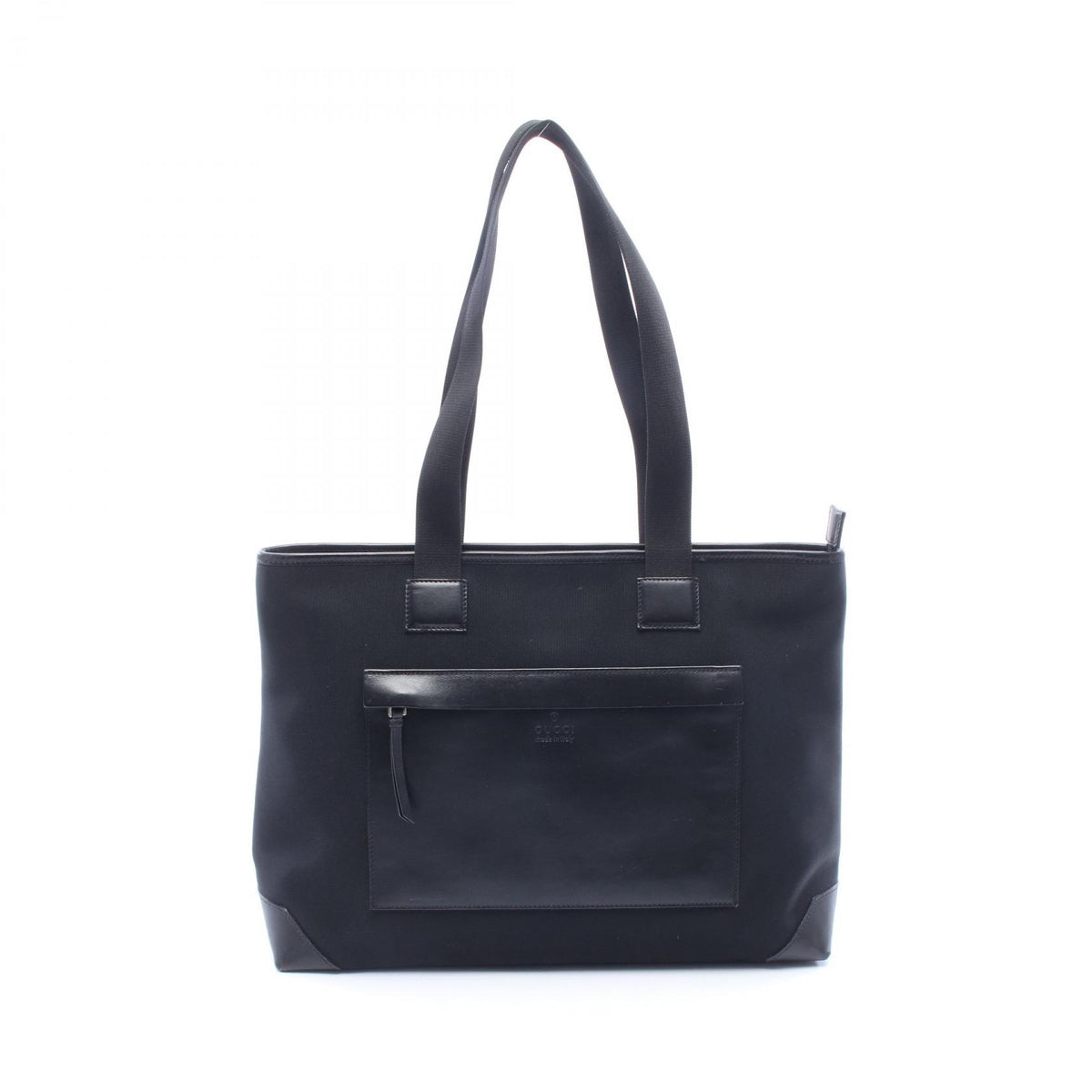 ショルダーバッグ トートバッグ キャンバス レザー ブラック グッチ バッグ GUCCI