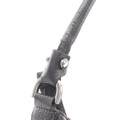 GGナイロン ワンショルダーバッグ ナイロン レザー ブラック グッチ バッグ GUCCI