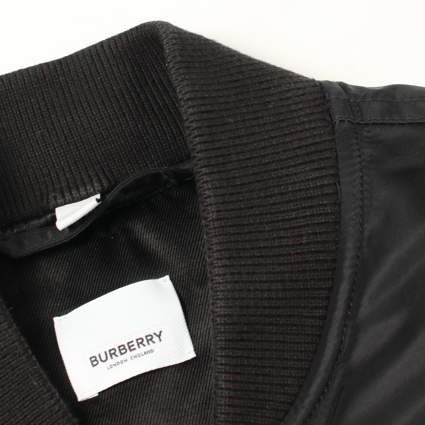 BROOKLAND ボンバージャケット ナイロン ブラック バーバリー アウター BURBERRY