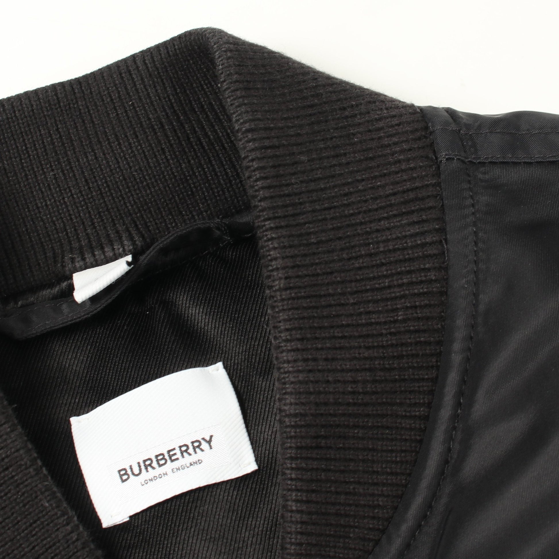 BROOKLAND ボンバージャケット ナイロン ブラック バーバリー アウター BURBERRY