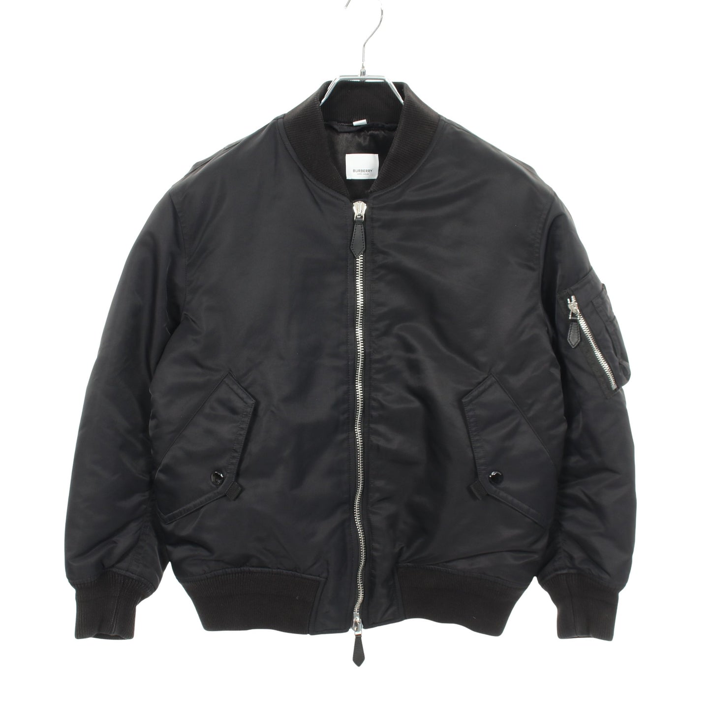 BROOKLAND ボンバージャケット ナイロン ブラック バーバリー アウター BURBERRY
