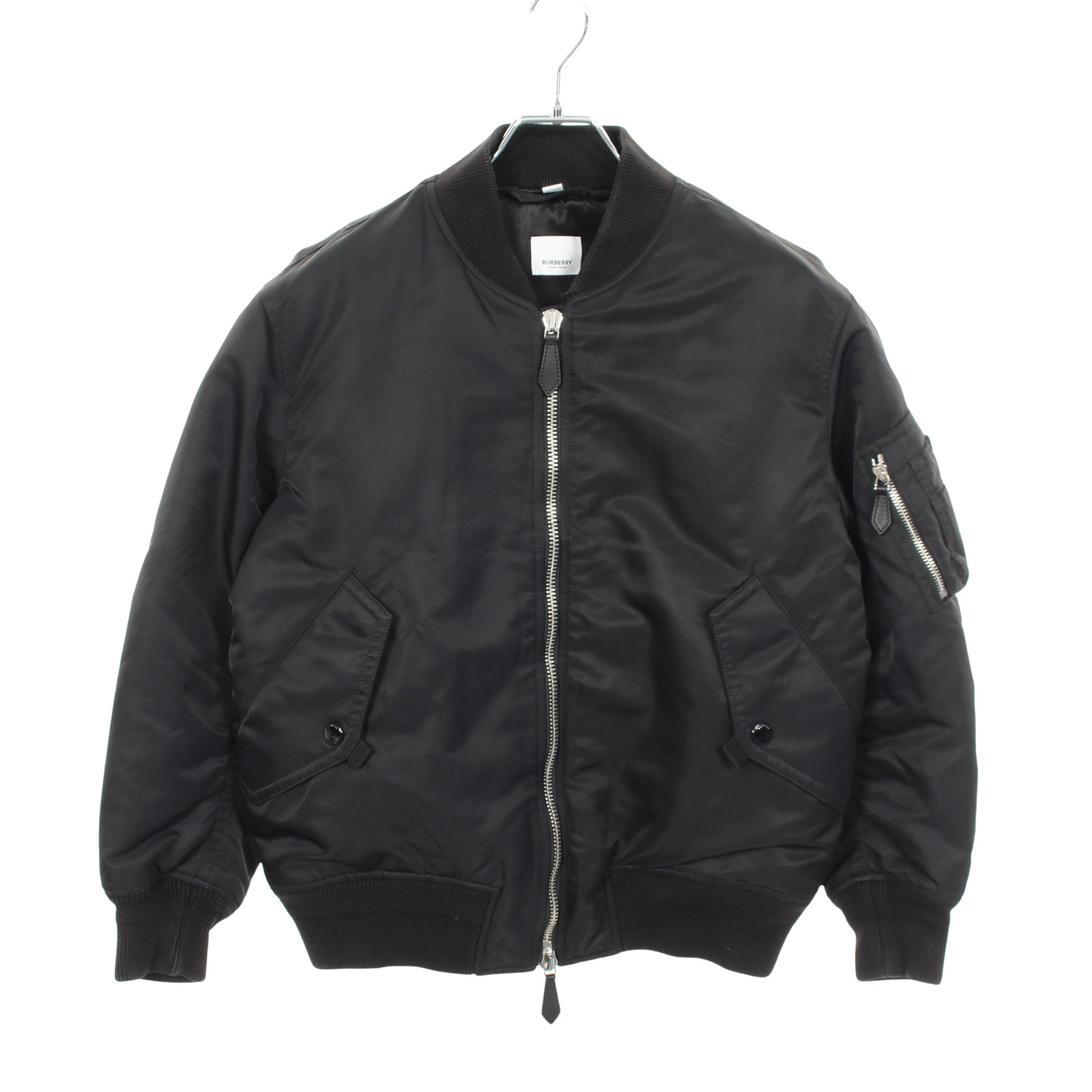 BROOKLAND ボンバージャケット ナイロン ブラック バーバリー アウター BURBERRY