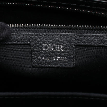 グラビティ East-West ミディアム 2WAY ハンドバッグ トートバッグ レザー ブラック クリスチャンディオール バッグ Christian Dior