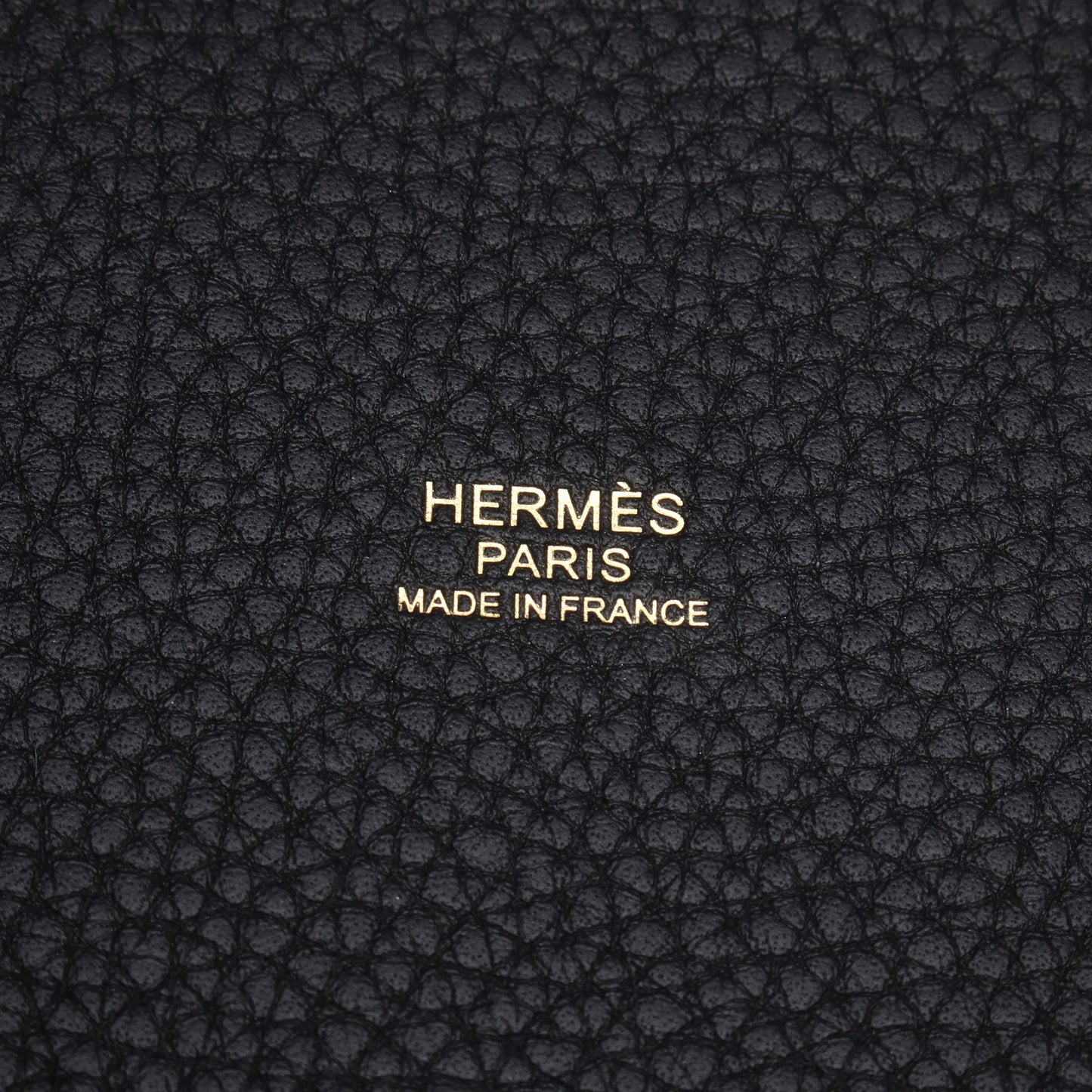 ピコタンロックPM キャバン ハンドバッグ トリヨンクレマンス ネイビー ゴールド金具 K刻印 エルメス バッグ HERMES