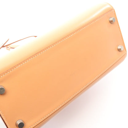 ケリースポーツMM ショルダーバッグ ボックスカーフ ベージュ シルバー金具 □B刻印 エルメス バッグ HERMES