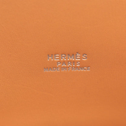 ケリースポーツMM ショルダーバッグ ボックスカーフ ベージュ シルバー金具 □B刻印 エルメス バッグ HERMES