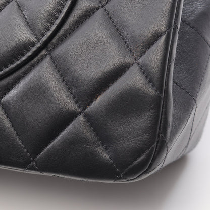 デカマトラッセ34 Wチェーンショルダーバッグ ラムスキン ブラック ゴールド金具 シャネル バッグ CHANEL