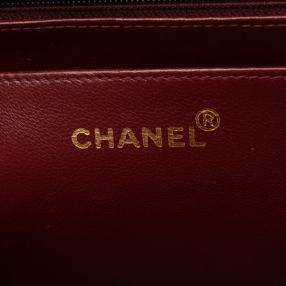 デカマトラッセ34 Wチェーンショルダーバッグ ラムスキン ブラック ゴールド金具 シャネル バッグ CHANEL