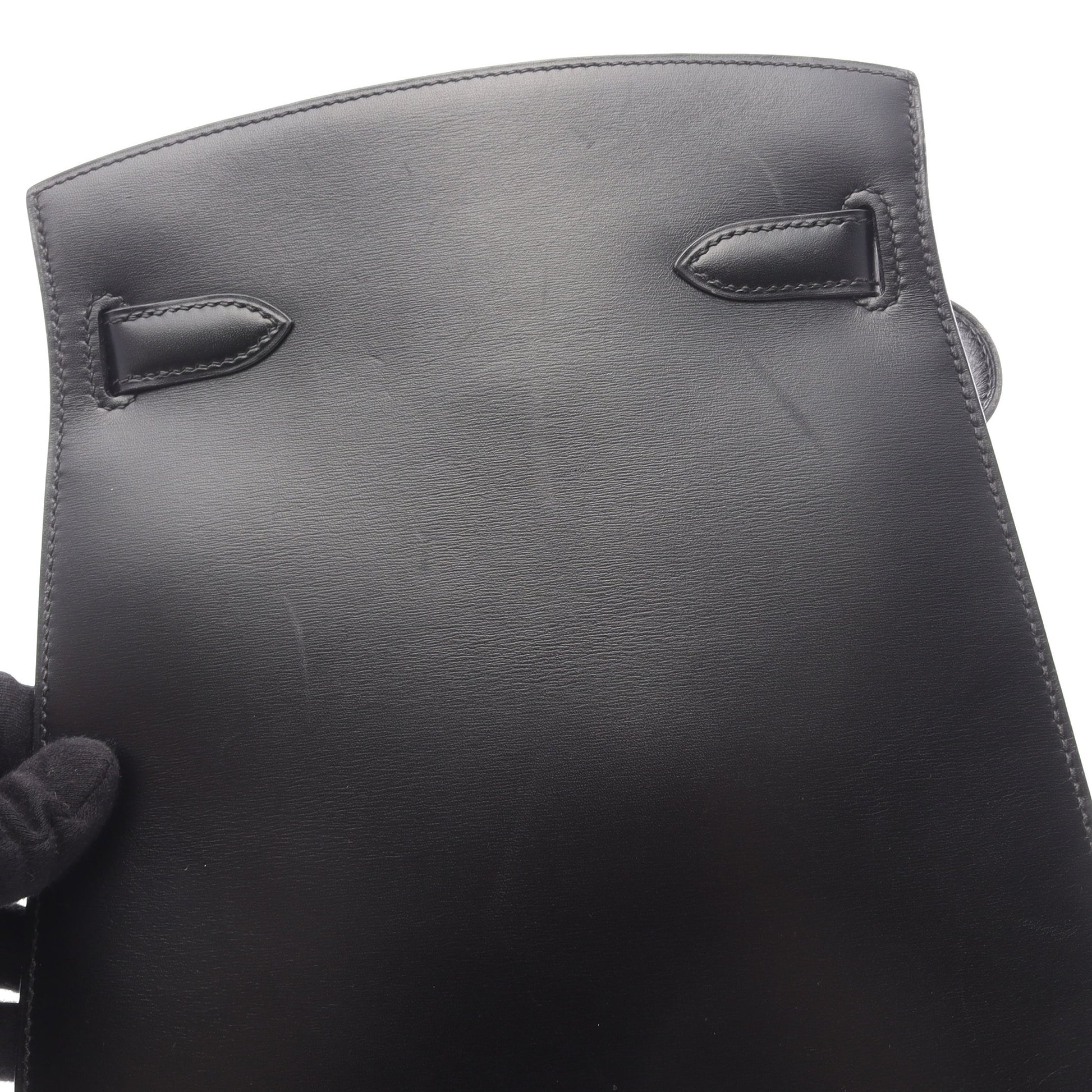 ケリースポーツMM ショルダーバッグ ボックスカーフ ブラック ゴールド金具 ○Y刻印 エルメス バッグ HERMES