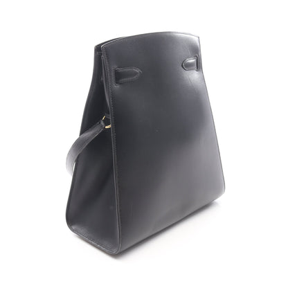 ケリースポーツMM ショルダーバッグ ボックスカーフ ブラック ゴールド金具 ○Y刻印 エルメス バッグ HERMES