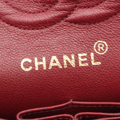 マトラッセ Wフラップ Wチェーンショルダーバッグ ラムスキン ブラック ゴールド金具 シャネル バッグ CHANEL