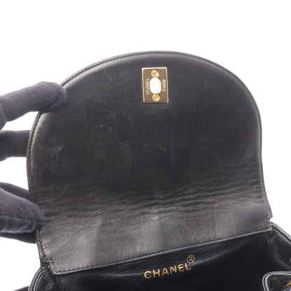 マトラッセ バックパック リュックサック ラムスキン ブラック ゴールド金具 シャネル バッグ CHANEL