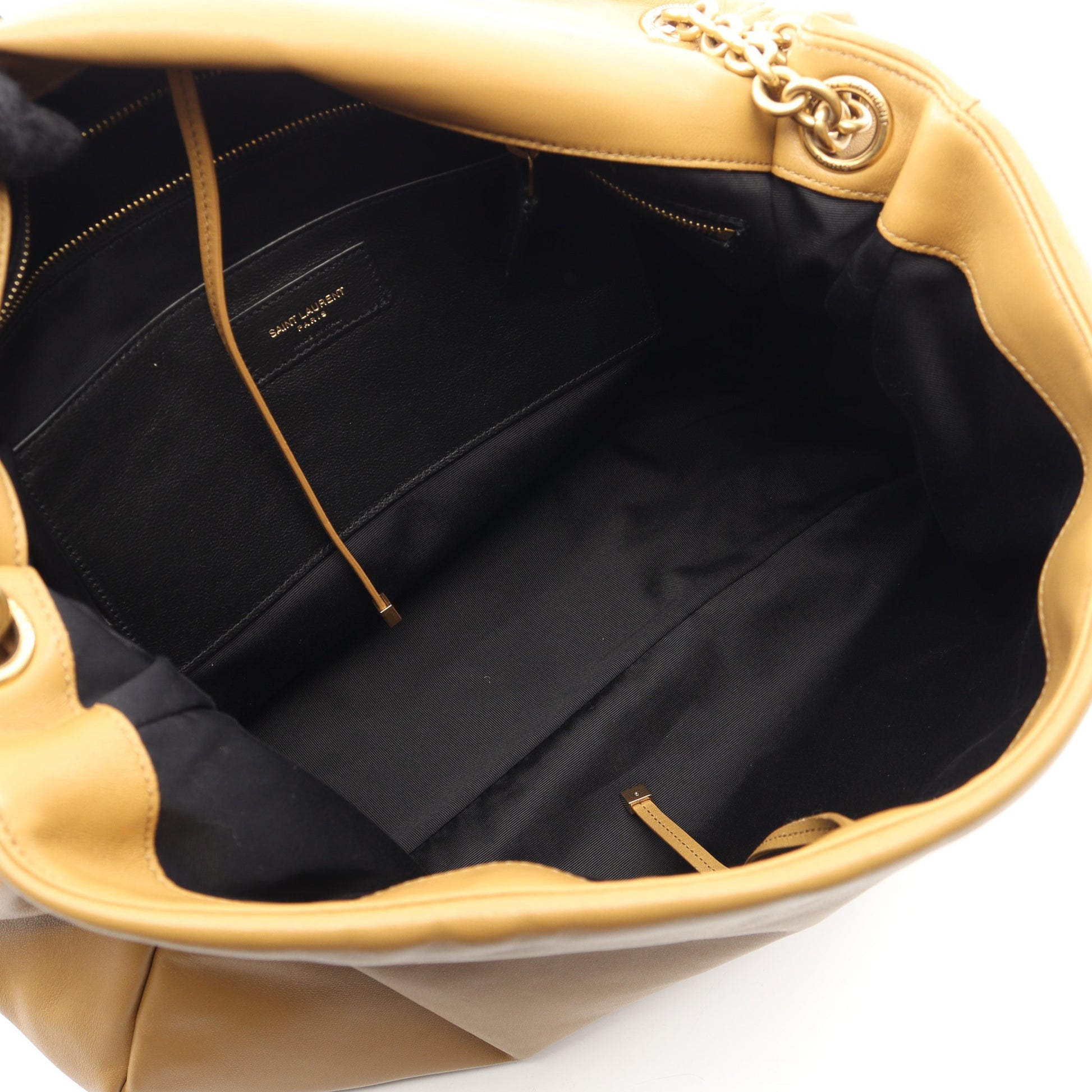 ジェイミー 4.3 チェーンショルダーバッグ レザー ベージュ サンローランパリ バッグ SAINT LAURENT PARIS