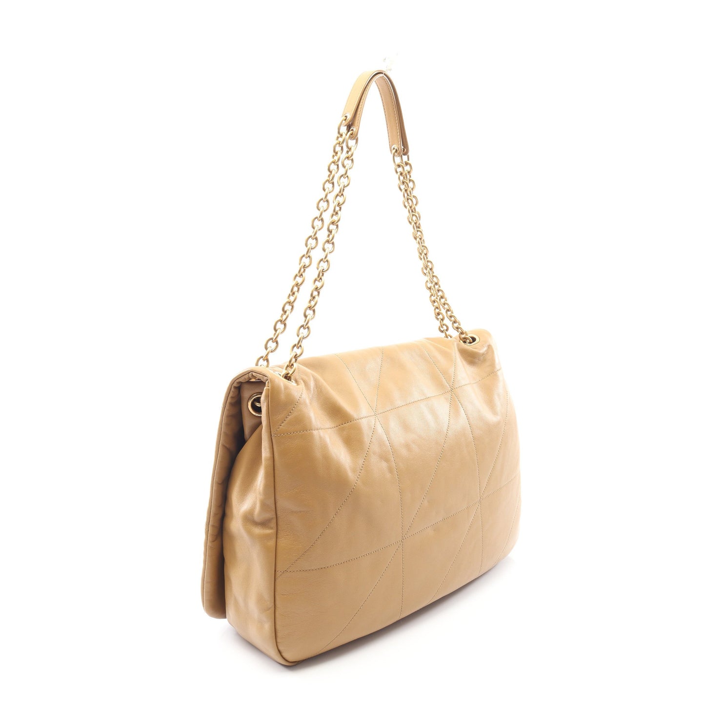 ジェイミー 4.3 チェーンショルダーバッグ レザー ベージュ サンローランパリ バッグ SAINT LAURENT PARIS