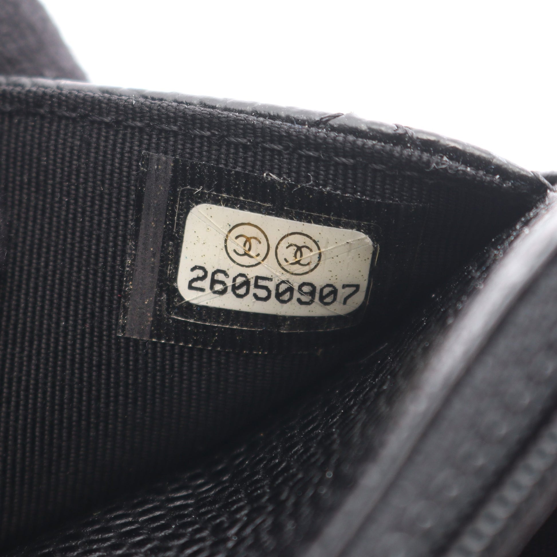 マトラッセ チェーンウォレット キャビアスキン ブラック ゴールド金具 シャネル バッグ CHANEL
