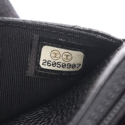 マトラッセ チェーンウォレット キャビアスキン ブラック ゴールド金具 シャネル バッグ CHANEL