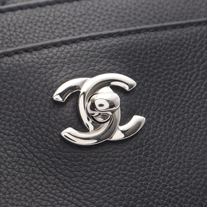エグゼクティブ ハンドバッグ トートバッグ レザー ブラック シルバー金具 シャネル バッグ CHANEL