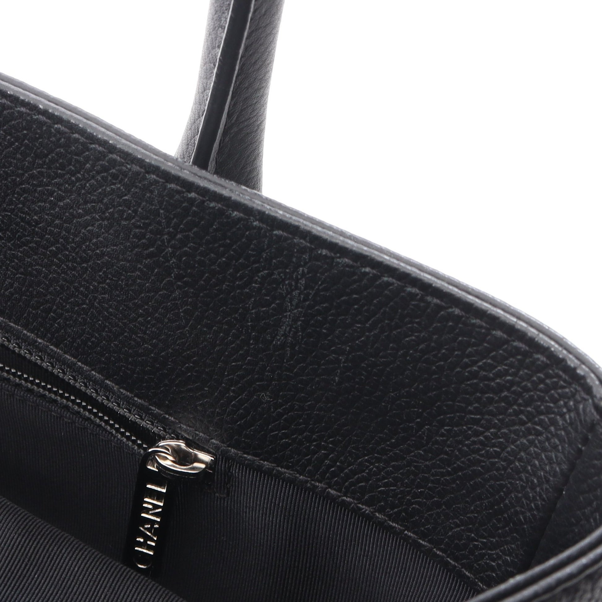 エグゼクティブ ハンドバッグ トートバッグ レザー ブラック シルバー金具 シャネル バッグ CHANEL