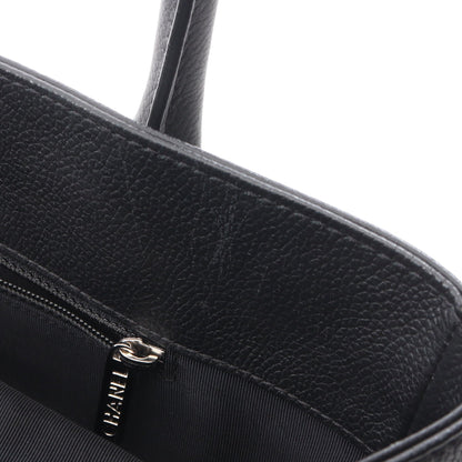 エグゼクティブ ハンドバッグ トートバッグ レザー ブラック シルバー金具 シャネル バッグ CHANEL