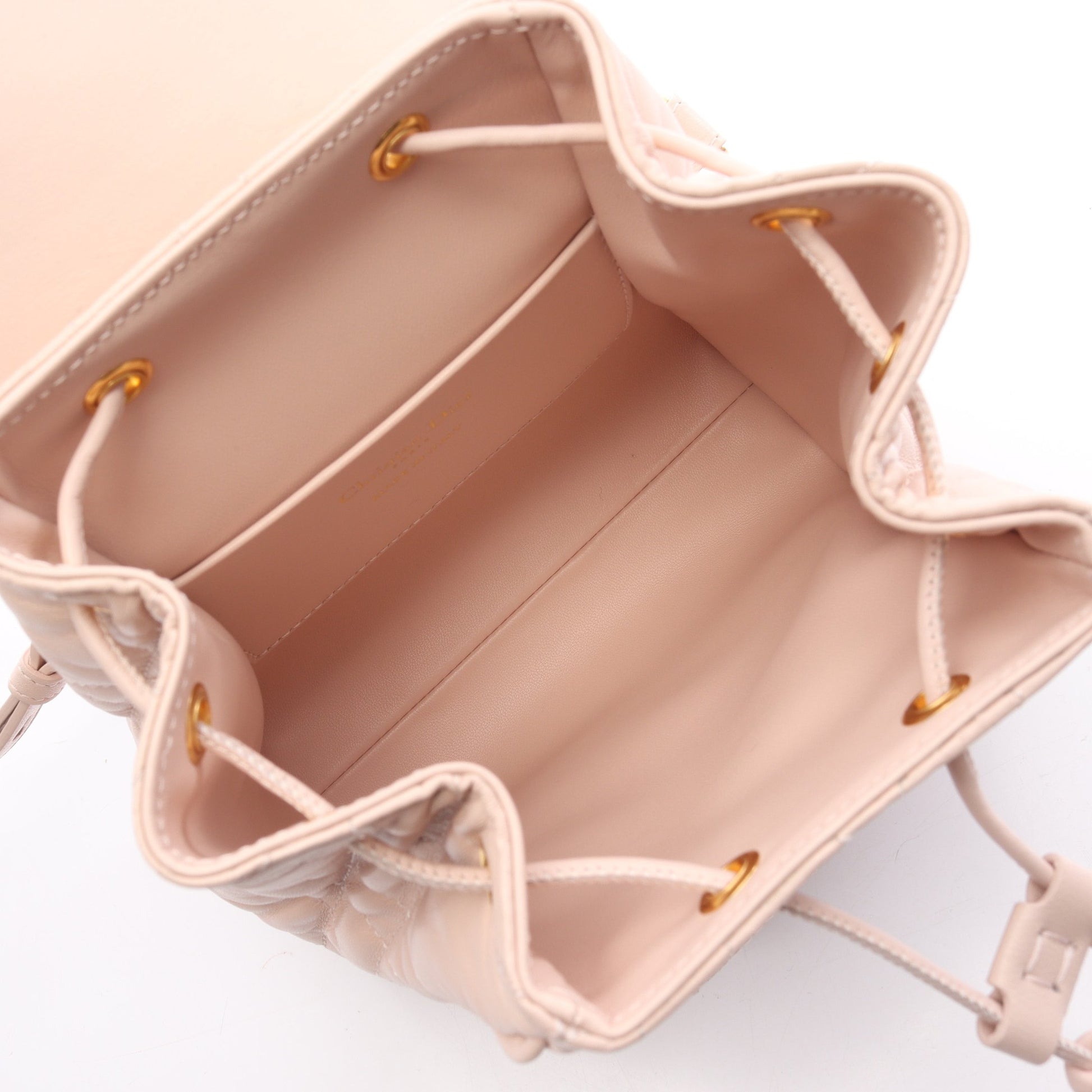 CARO カロ スモール マクロカナージュ バックパック リュックサック レザー ライトピンク クリスチャンディオール バッグ Christian Dior