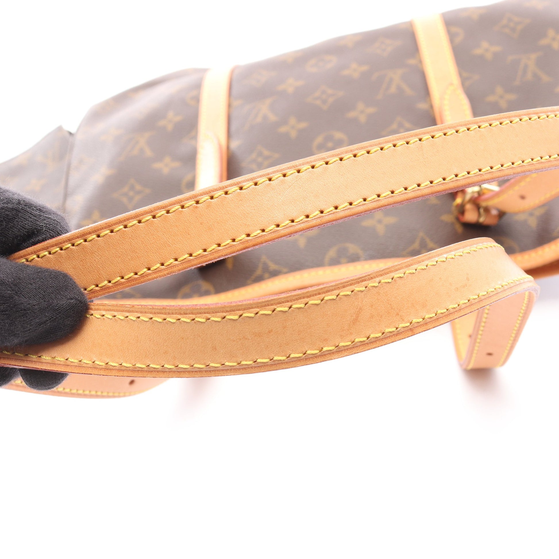 バケットGM モノグラム ショルダーバッグ PVC レザー ブラウン ルイヴィトン バッグ LOUIS VUITTON