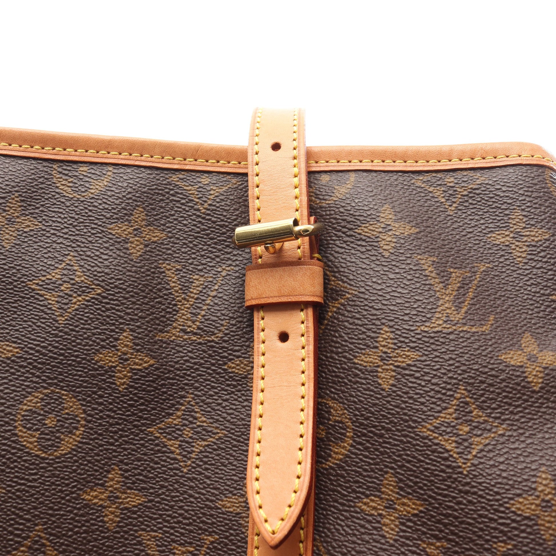 バケットGM モノグラム ショルダーバッグ PVC レザー ブラウン ルイヴィトン バッグ LOUIS VUITTON