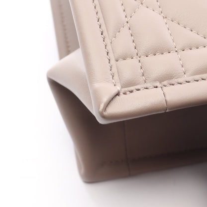 BOOK TOTE ブックトート スモール マクロカナージュ 2WAY ハンドバッグ レザー グレーベージュ クリスチャンディオール バッグ Christian Dior