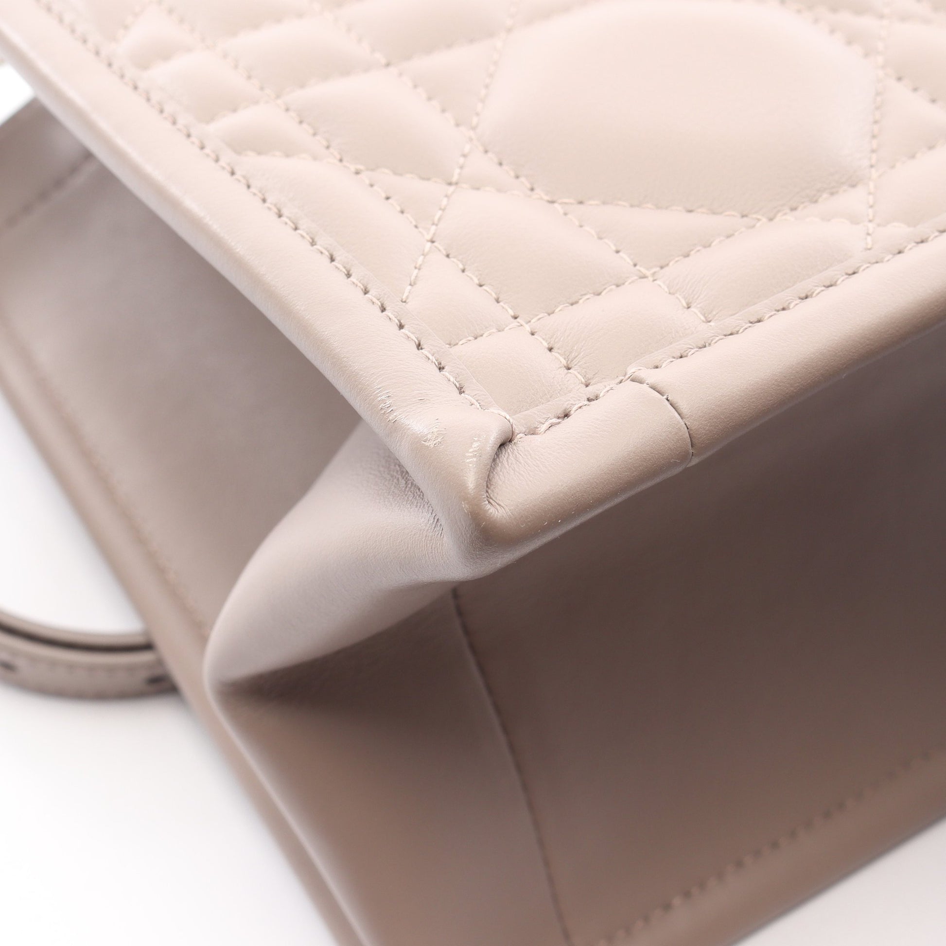 BOOK TOTE ブックトート スモール マクロカナージュ 2WAY ハンドバッグ レザー グレーベージュ クリスチャンディオール バッグ Christian Dior