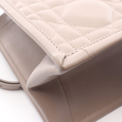 BOOK TOTE ブックトート スモール マクロカナージュ 2WAY ハンドバッグ レザー グレーベージュ クリスチャンディオール バッグ Christian Dior