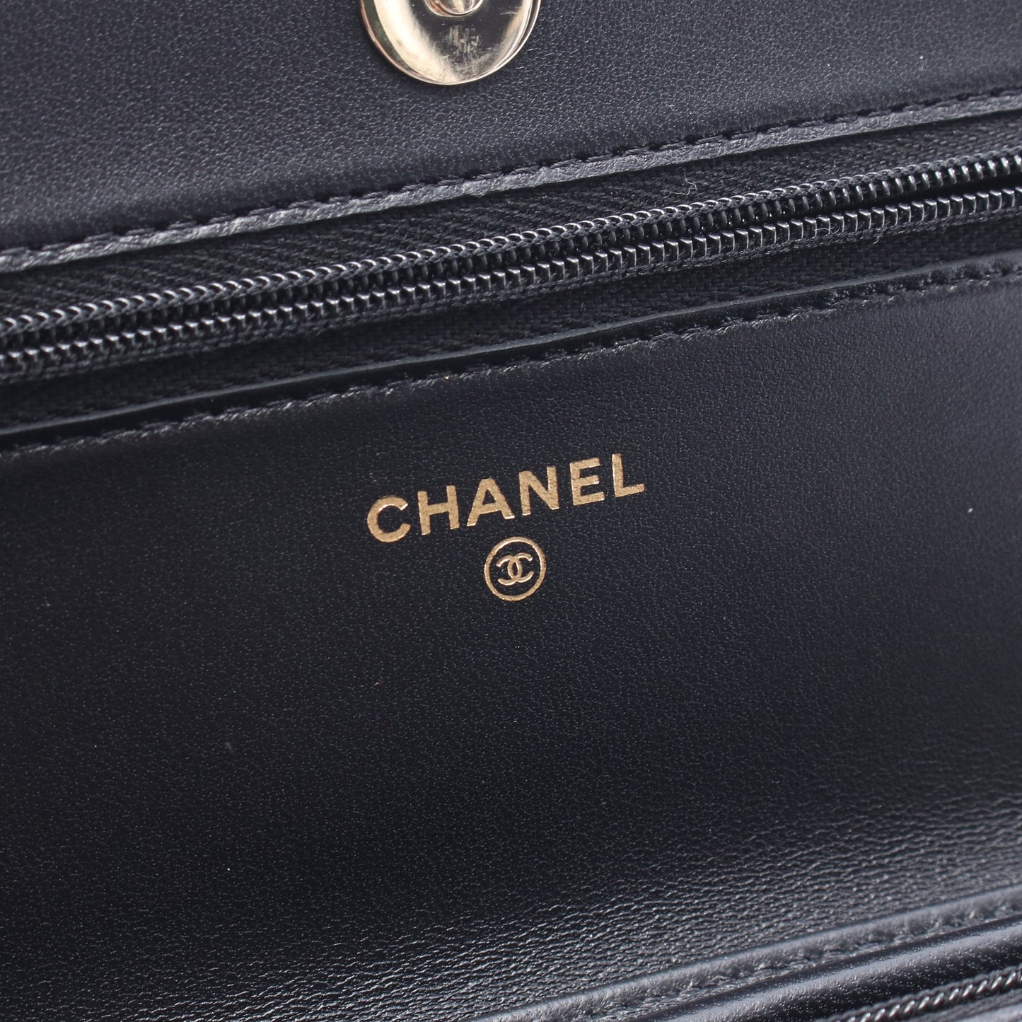 マトラッセ チェーンウォレット ラムスキン ブラック ゴールド金具 シャネル バッグ CHANEL