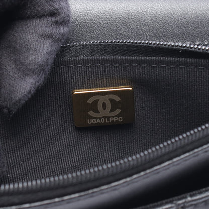 マトラッセ チェーンウォレット ラムスキン ブラック ゴールド金具 シャネル バッグ CHANEL