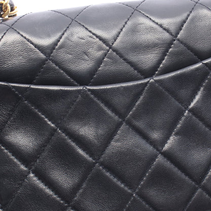 ミニマトラッセ チェーンショルダーバッグ ラムスキン ブラック ゴールド金具 シャネル バッグ CHANEL