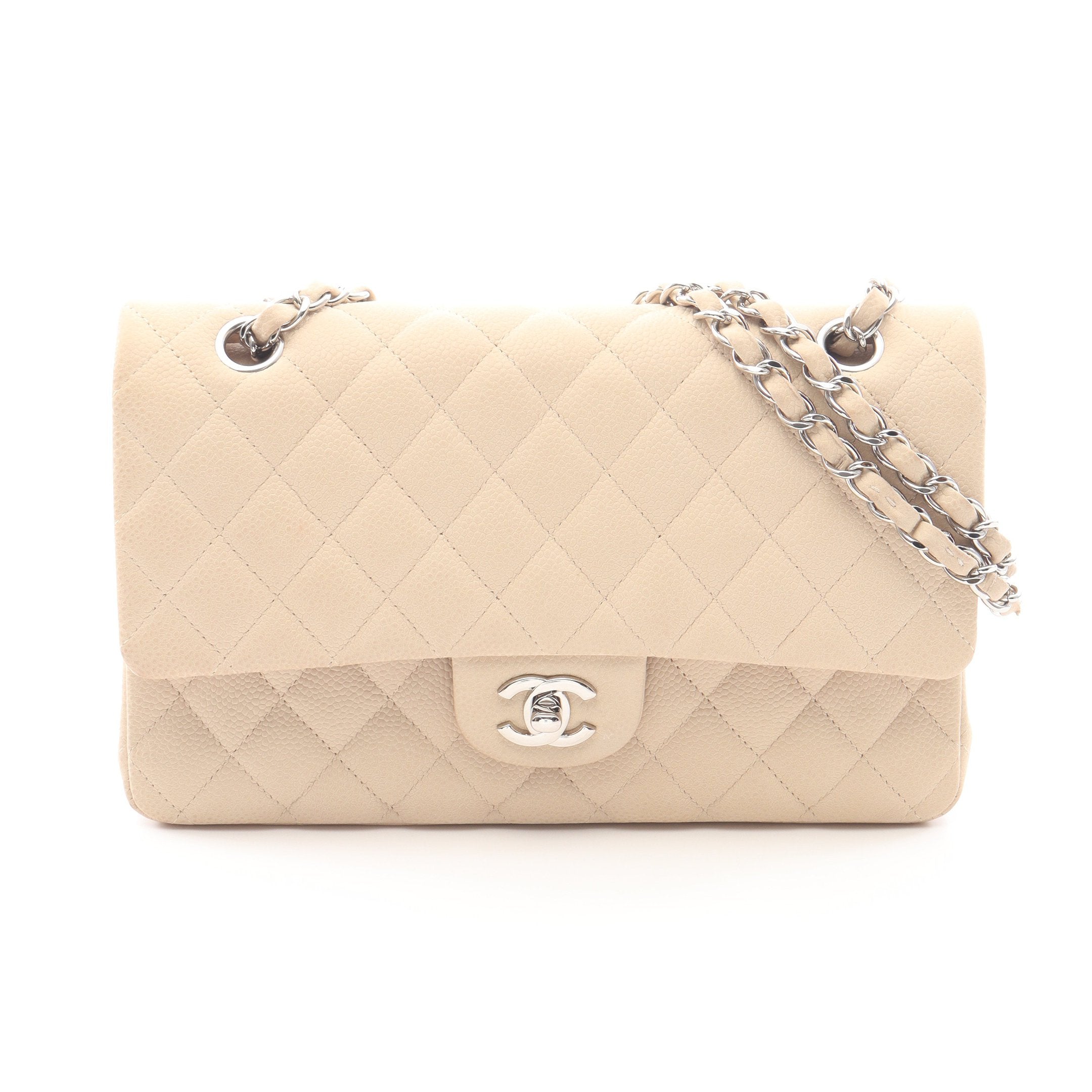 CHANEL シャネル/Wフラップキャビアスキンマトラッセ23チェーンショルダーベージュ/A9T****/SAランク/92【中古】 CHANEL シャネル/ブランドバッグ・小物｜WonderREX-ONLINE 公式通販サイト