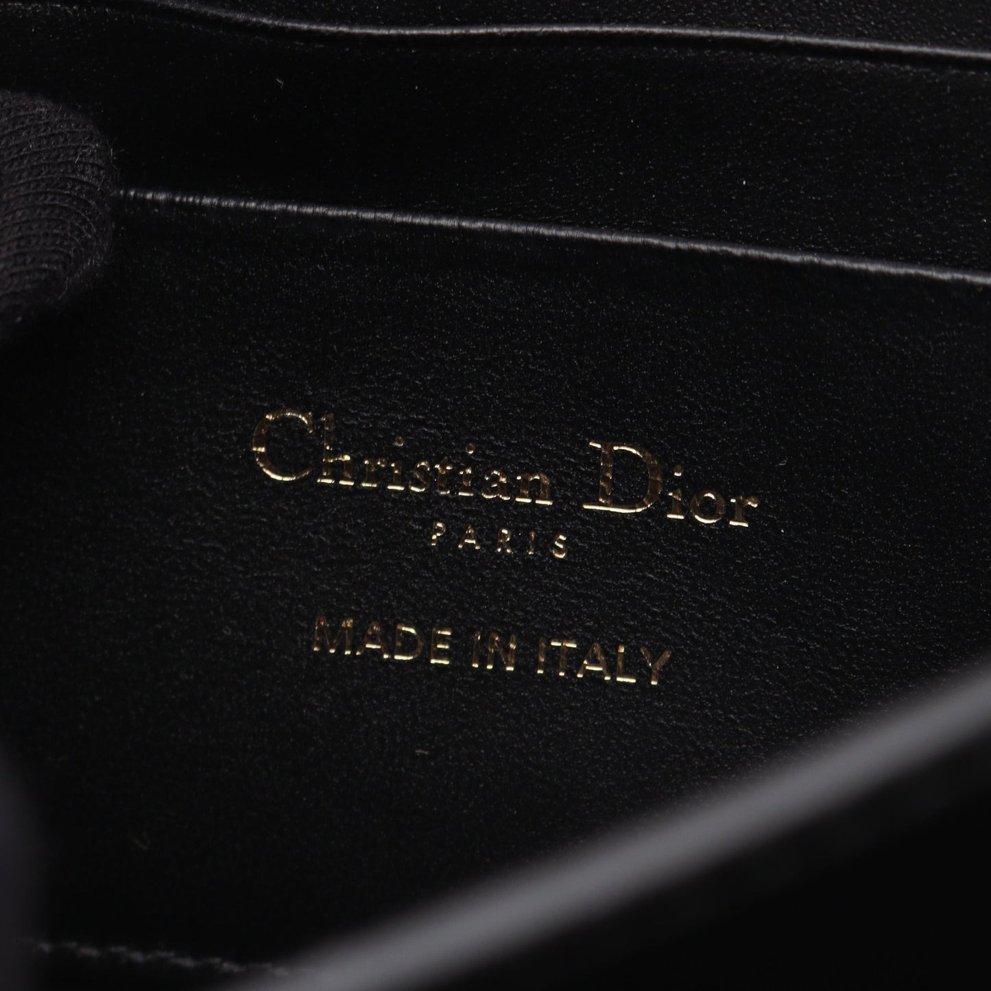 MISS CARO チェーンショルダーバッグ レザー ブラック クリスチャンディオール バッグ Christian Dior