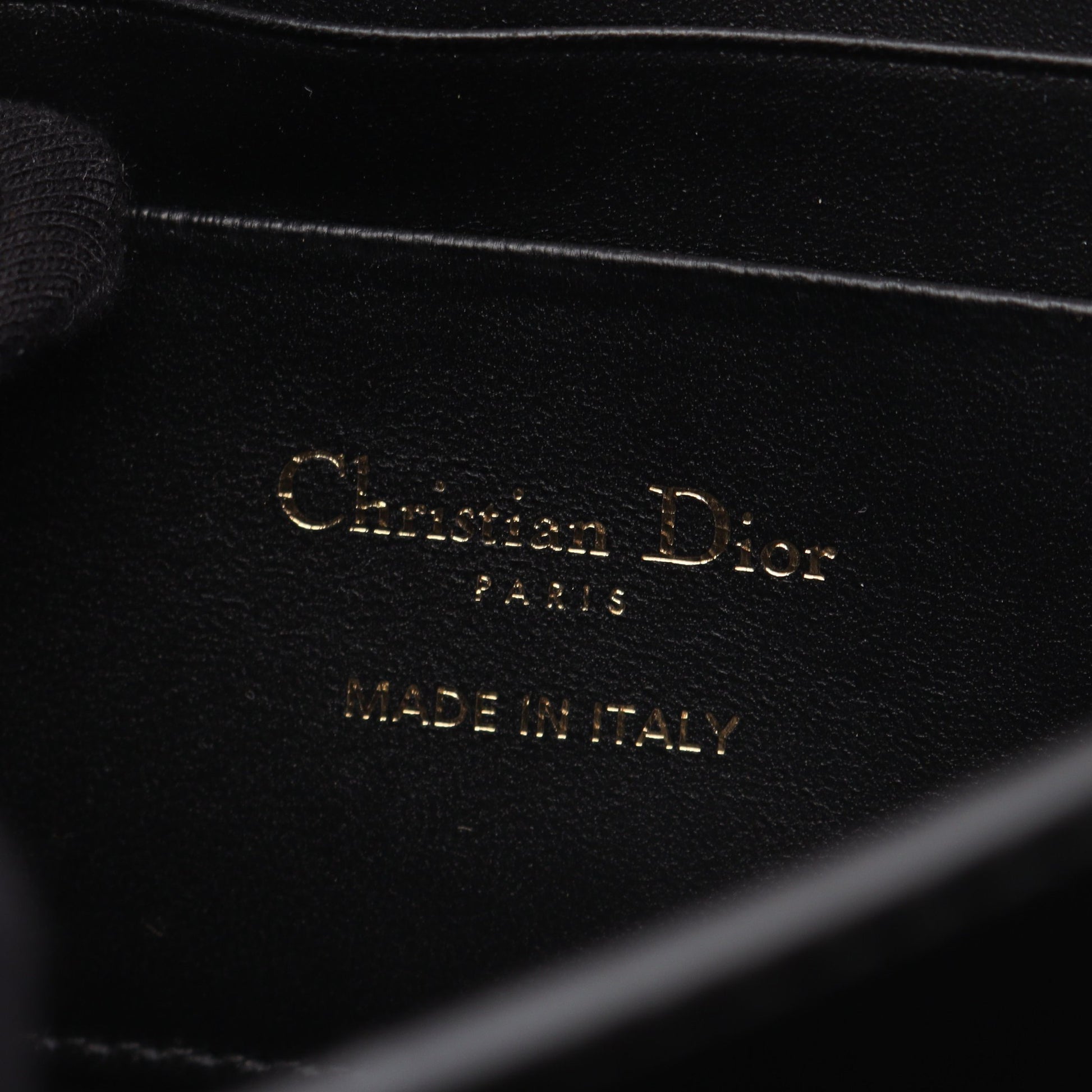 MISS CARO チェーンショルダーバッグ レザー ブラック クリスチャンディオール バッグ Christian Dior