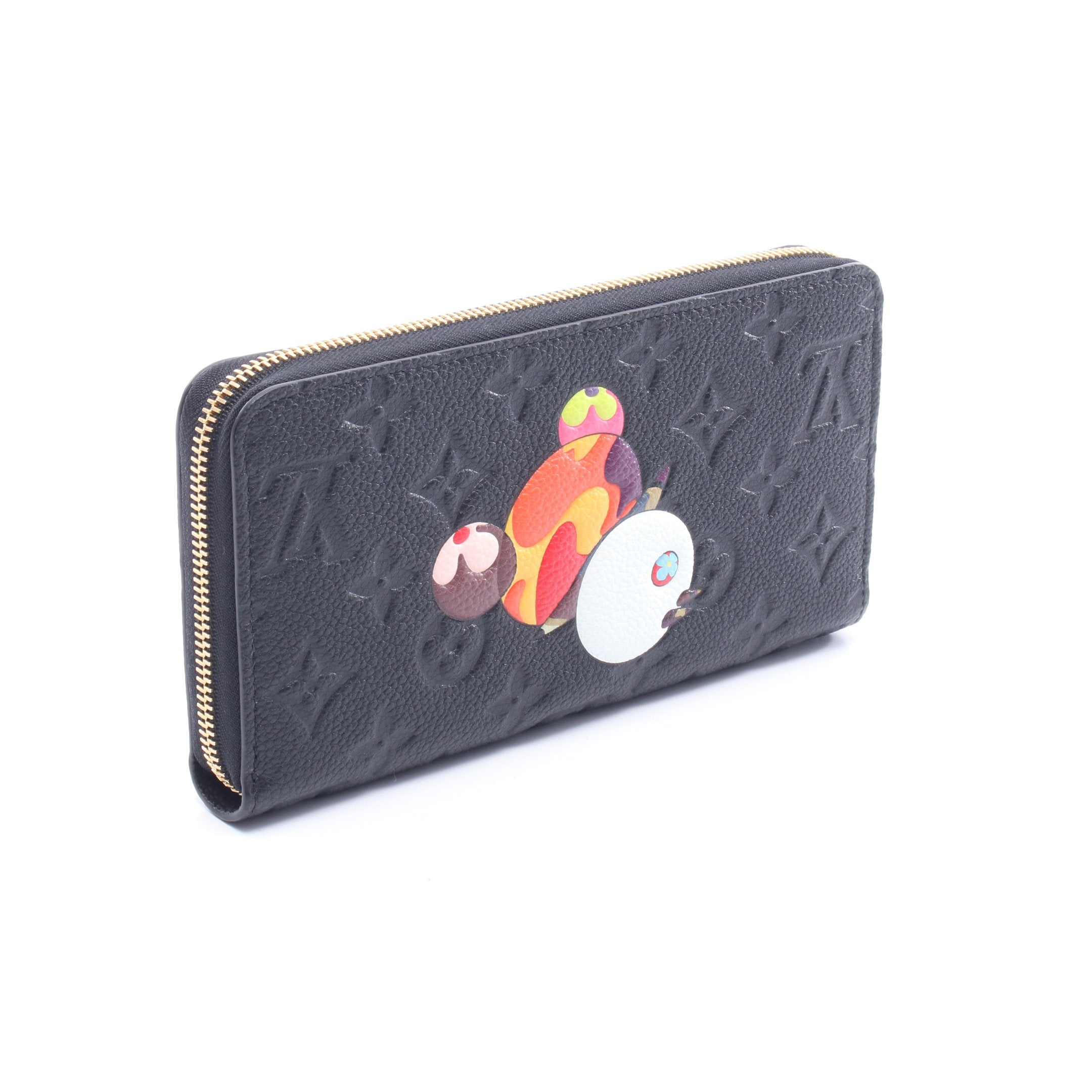 LV × TM ジッピーウォレット モノグラムアンプラントパンダ ラウンド