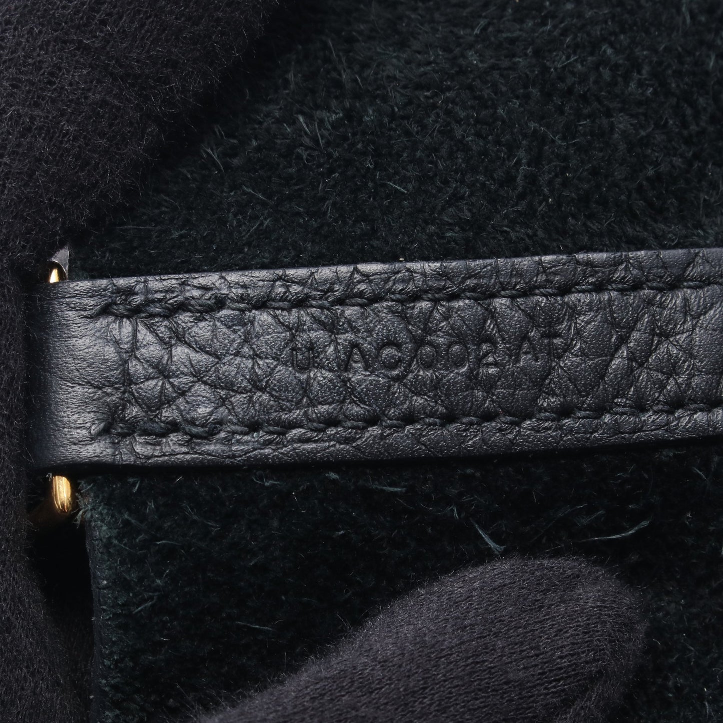 ピコタンロックMM ハンドバッグ トリヨンクレマンス ブラック ゴールド金具 U刻印 エルメス バッグ HERMES