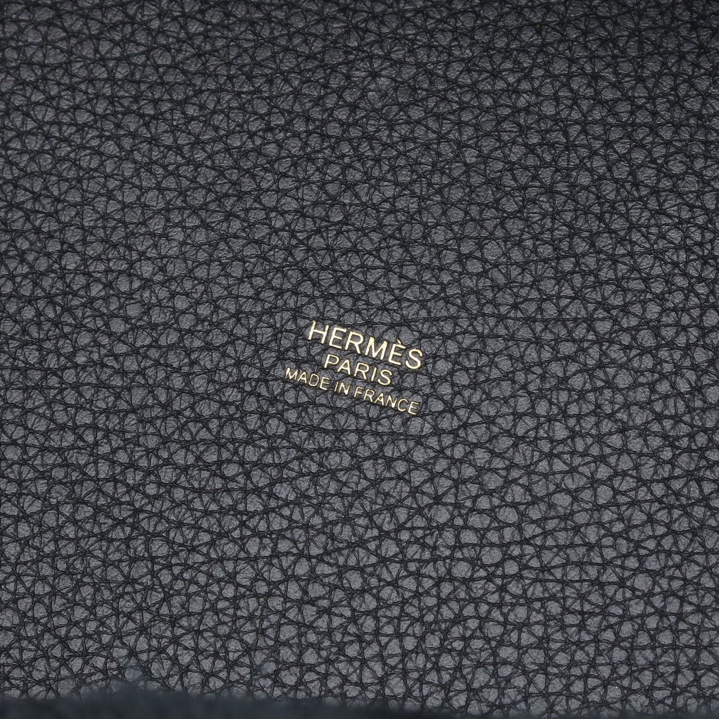 ピコタンロックMM ハンドバッグ トリヨンクレマンス ブラック ゴールド金具 U刻印 エルメス バッグ HERMES