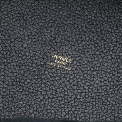 ピコタンロックMM ハンドバッグ トリヨンクレマンス ブラック ゴールド金具 U刻印 エルメス バッグ HERMES