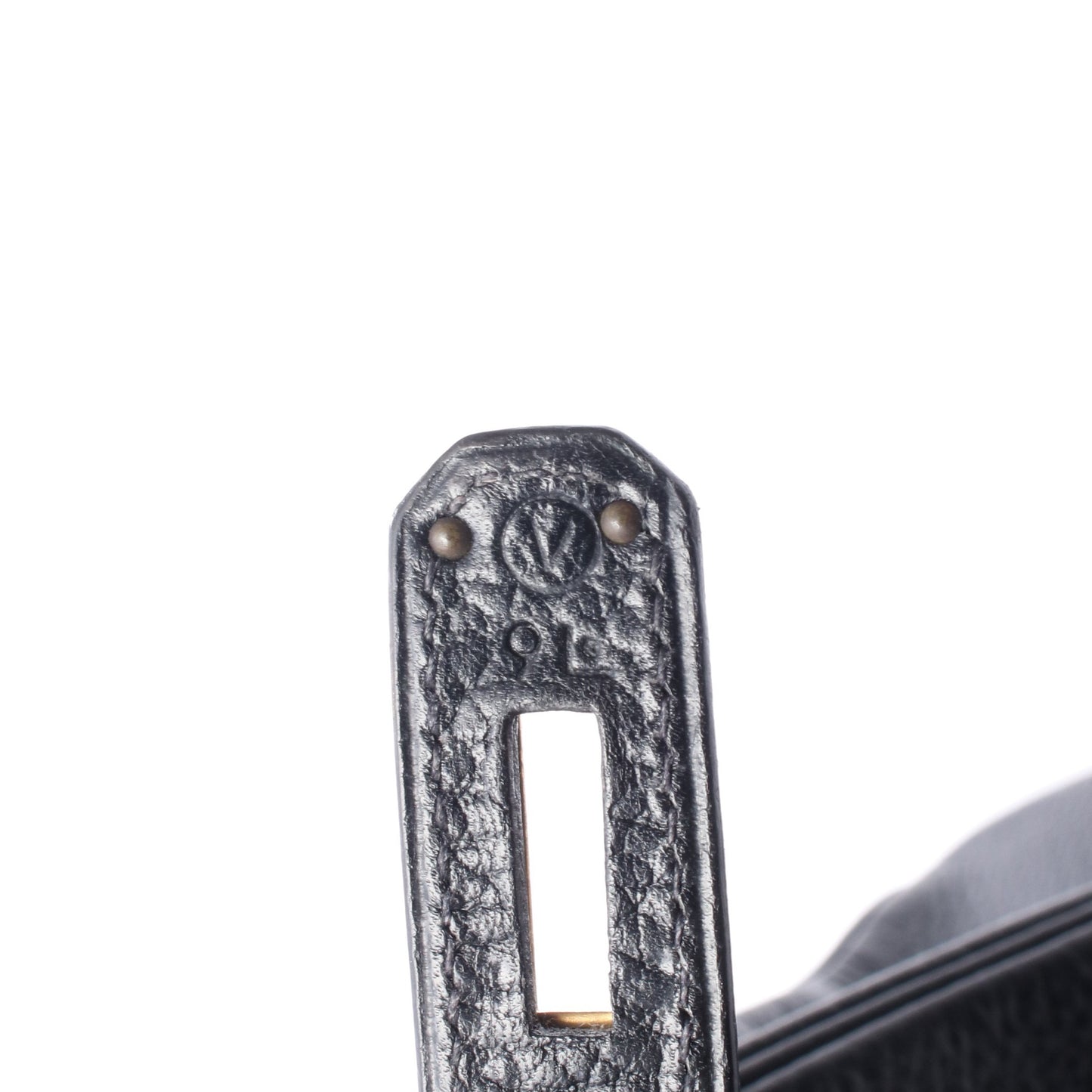 ケリー32 内縫い 2WAY ハンドバッグ アルデンヌ ブラック ゴールド金具 ○V刻印 エルメス バッグ HERMES