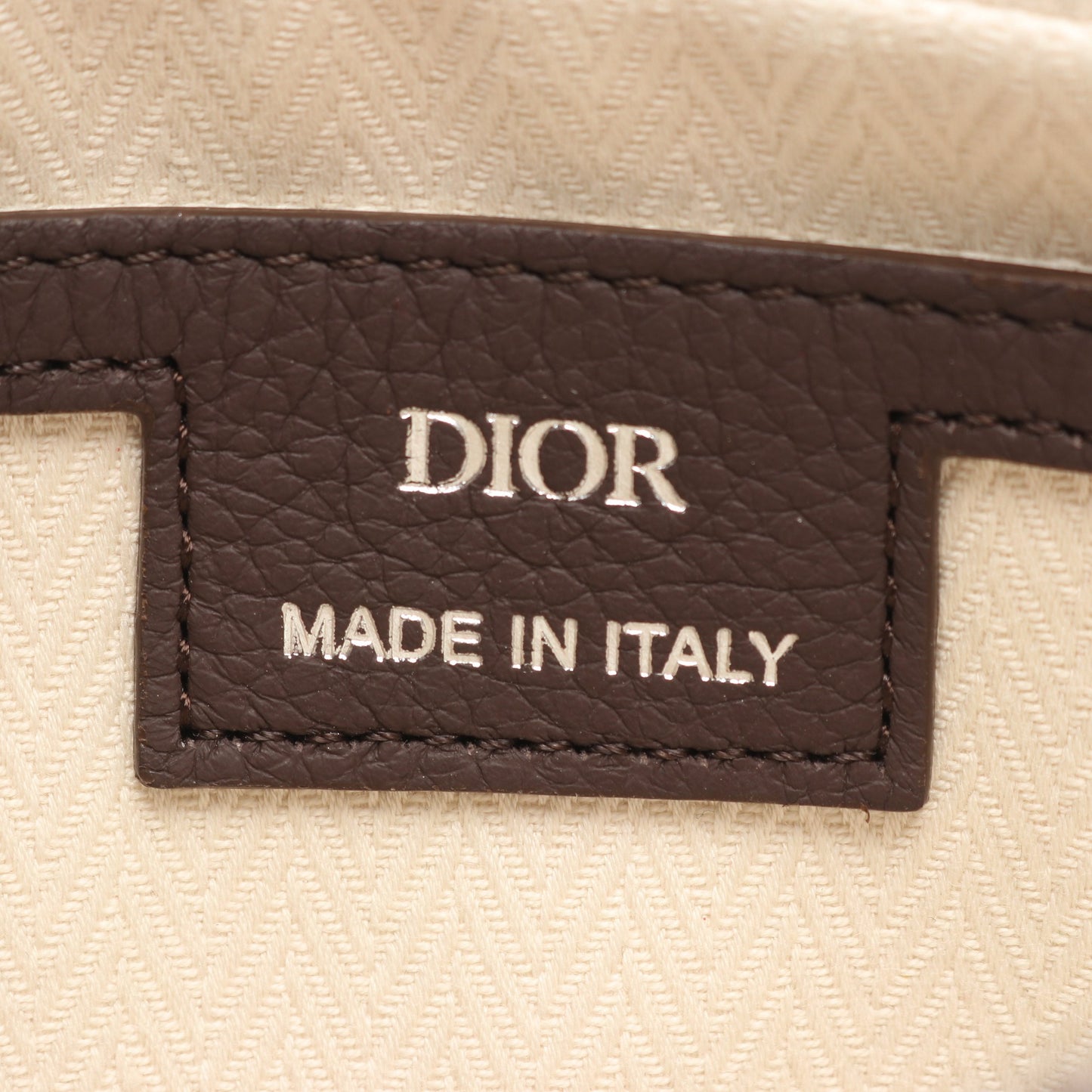 サドル クロスボディ ショルダーバッグ レザー ダークブラウン クリスチャンディオール バッグ Christian Dior