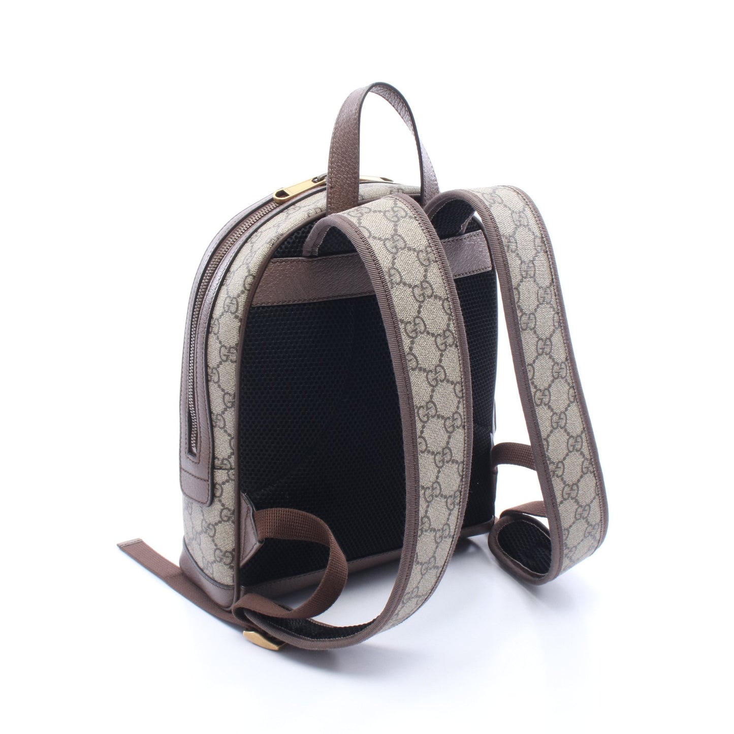 オフィディア GGスプリーム バックパック リュックサック PVC レザー ベージュ ブラウン マルチカラー グッチ バッグ GUCCI