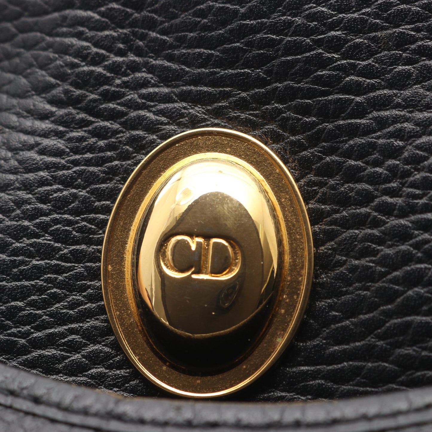 CD金具 2WAY ハンドバッグ レザー ブラック クリスチャンディオール バッグ Christian Dior