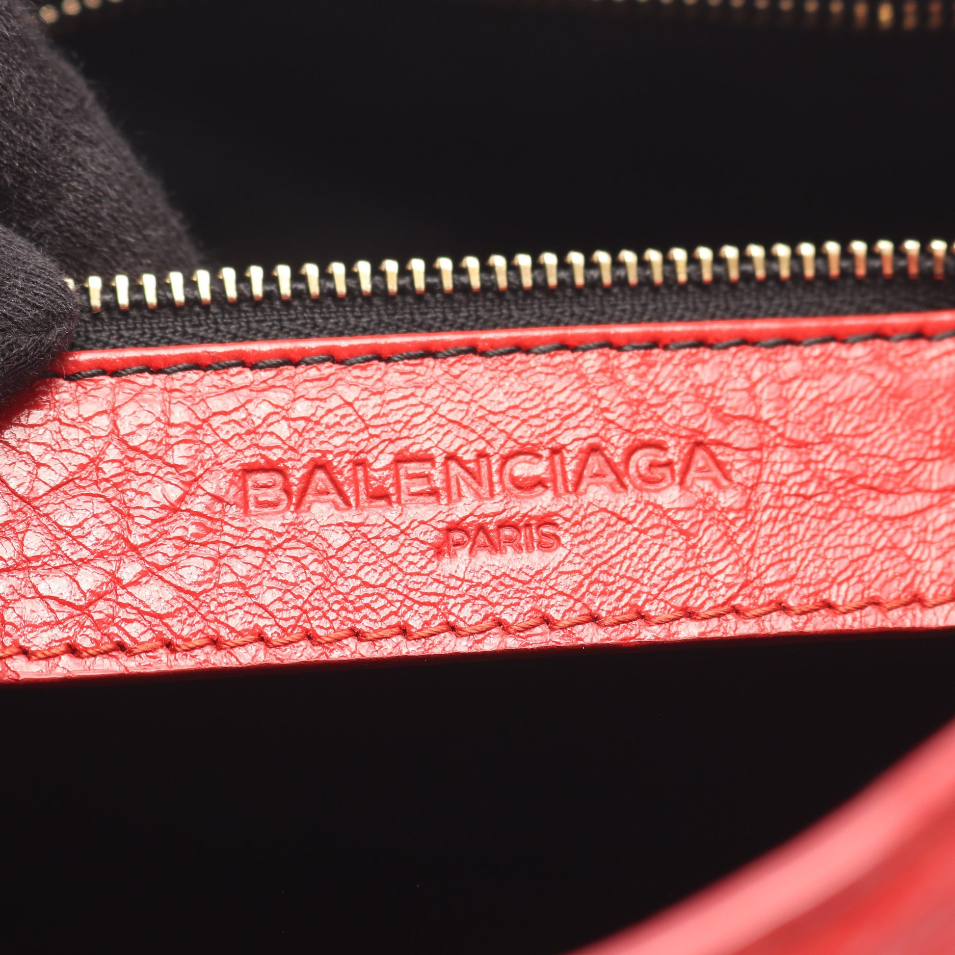 Le City Small ル シティ スモール 2WAY ハンドバッグ レザー レッド バレンシアガ バッグ BALENCIAGA